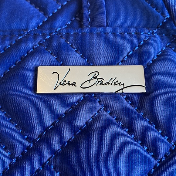 Vera Bradley Hanging Roll Up Travel Organizer. Cosmetic/Bathroom Bag. EUC Royal. - Picture 2 of 13